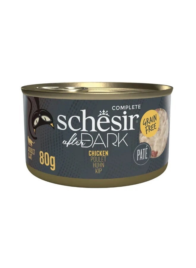 Caesar Cheezer After Dark Chicken Pâté Cans for Adult Cats - Image 1